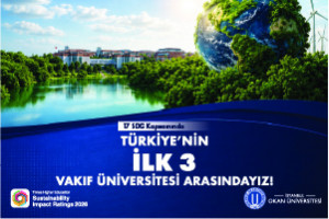 THE Sustainability Impact Ratings 2026’da Türkiye’nin ilk 3 vakıf üniversitesinden biriyiz!
