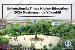 Üniversitemiz Times Higher Education 2024 Sıralamasında Yükseldi!