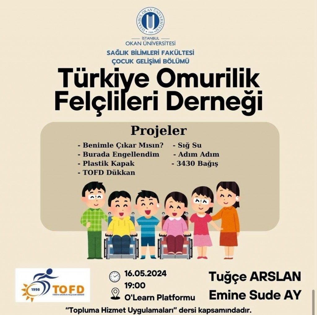 Türkiye Omurilik Felçlileri Derneği Çalışmaları
