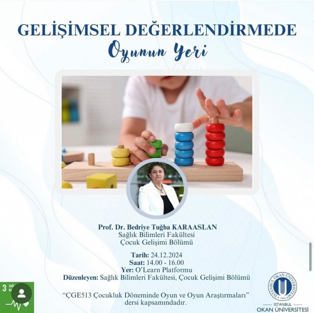 Gelişimsel Değerlendirmede Oyunun Yeri