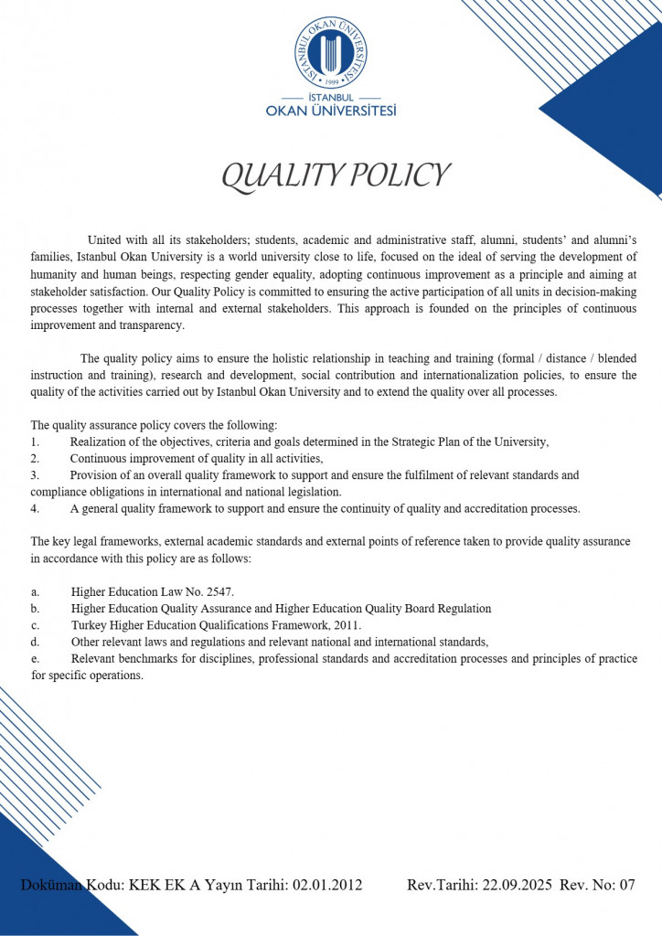 Quality Policy