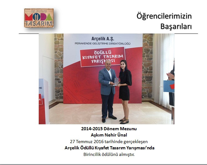 Aşkım Nehir Ünal - Arçelik Garment Design Contest (1st Prize Winner)